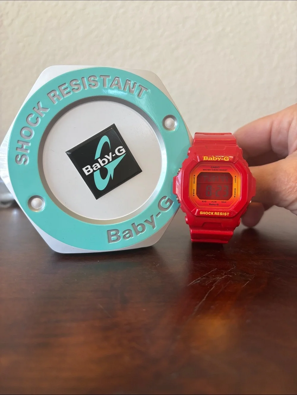 2013 Casio Baby G BG-5600SA 21 mm shock resist watch with original tin